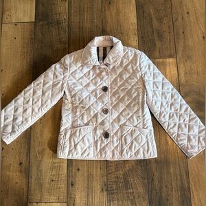 Burberry Quilted Kids Jacket - Light Pink